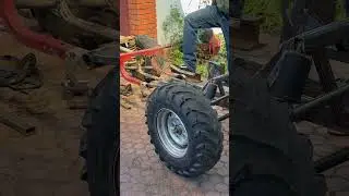 Самодельный квадроцикл из мотороллера Муравей #самодельный #квадроцикл #мотороллер