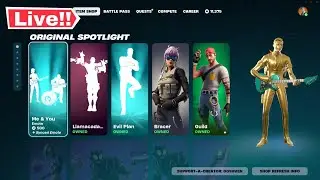 🔴 DRUMS FORTNITE ITEM SHOP LIVE Today! (Fortnite Chapter 5)