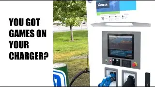 Playing Games On a Shell Recharge EV Charger!!
