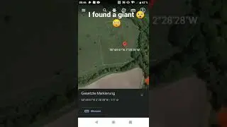 I found a giant on Google Earth 😲