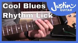 This must know E Blues Rhythm Lick will help you expand on an easy blues!