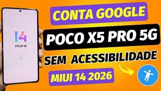 REMOVER CONTA GOOGLE POCO X5 PRO 5G ATUALIZADO 2024 MIUI 14 ANDROID 13 SEM PC NÃO ABRE CONFIGURAÇÕES