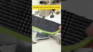 Embudo para coser bies de forma fácil en la maquina recta. #shorts