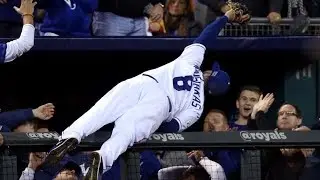MLB Falling Into The Dugout Catches