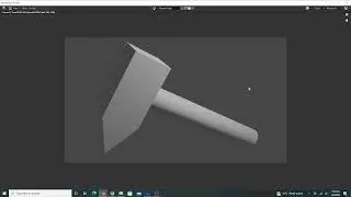 A 3D hammer model in Blender. Easy blender tricks