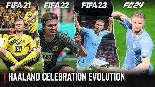 Haaland Celebration Evolution In FIFA | 2021 - 2024 |