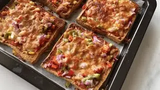 Bread Pizza | Delicious Cheesy Pizza in 10 Mins