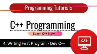 How to write your first C++ Program | Dev C++  | C++ Tutorial