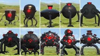 I Building Evolution Of All Omnidroids Robot From Roblox in Garry's Mod