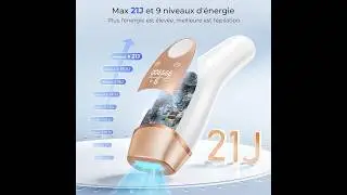 21J IPL Laser Hair Removal Device with Cooling | At-Home Permanent Hair Removal Review