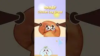 🍗Eating a chicken leg bread when I was a child could make me happy for the whole day~🤩