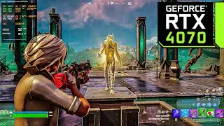 Fortnite : RTX 4070 12GB ( 4K Epic Settings RTX ON / DLSS ON )
