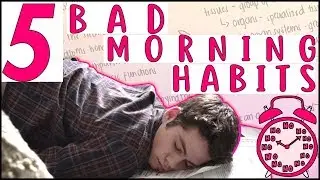 5 MORNING habits MAKING you LAZY|BEST Routine For Success |BiologyBytes