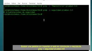 Uso del potente comando grep en Linux