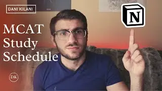 Making a Flexible MCAT Study Schedule Using Notion (My 520+ MCAT Study Plan  with a Template!)