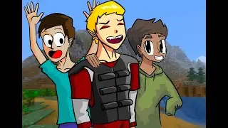 Big Eye Group Selfie! - Hermitcraft Fanart Timelapse
