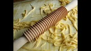 Скалка для приготовления итальянской пасты ( Фетучини)