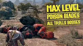 Maxed Kratos Poison Blades Build 🔥 All Trolls | Max Level | Gow Ragnarok