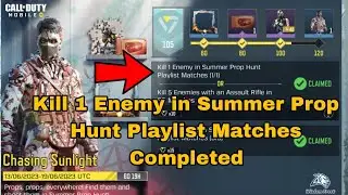 How to Kill 1 Enemy in Summer Prop Hunt Playlist Matches Cod Mobile 2023