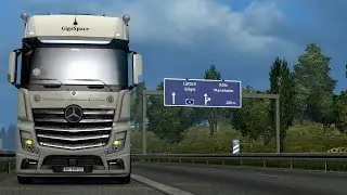 Euro Truck Simulator 2 - Mercedes-Benz Actros Mp4 New Sound Final