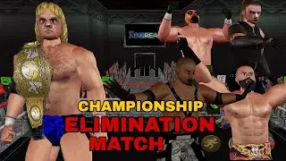 DAVE VICIOUS VS 4 MANS ELIMINATION MATCH FOR WF WORLD CHAMPIONSHIP