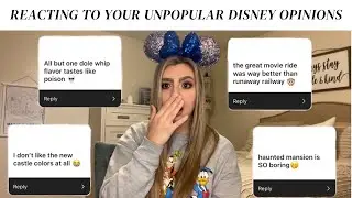 reacting to your unpopular disney opinions