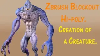 Creation of a game character. Blockout.Part 2