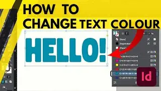 Change Text Colour in InDesign