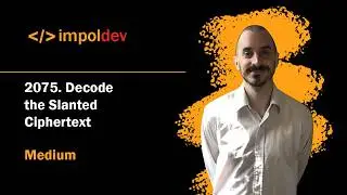 Decode the Slanted Ciphertext | LeetCode 2075 - Python