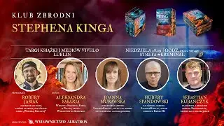Klub zbrodni Stephena King - panel dyskusyjny na Targach Książki i Mediów Vivelo 2024