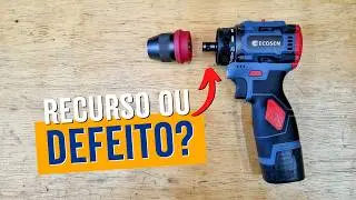 Furadeira/parafusadeira ECOSEN 16v (primeiros testes)