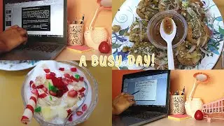 busy day in my life | study, online quiz, shopping, eating out | study vlog 18