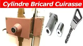 TUTO comment changer un cylindre bricard cuirasse d'une serrure bricard supersurete cuirasse ?