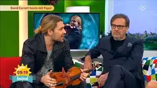David Garrett heute mit papa! Frühstücksfernsehen SAT.1 (Georg Bongartz)