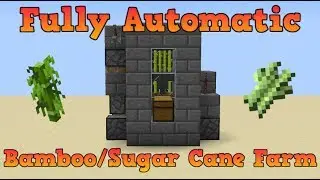 Minecraft: Bamboo/Sugar Cane Farm 1.14.x