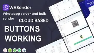 Button Working WA Sender Cloud Version Bulk Whatsapp Script Application - Text Buttons Working Now
