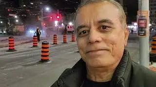 TTC track replacing work in Toronto Canada
