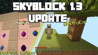Minecraft: Skyblock 2018 Update 1.3 Bedrock Edition Map W/ Download(