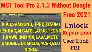 MCT Dongle TOOL PRO V2.1.3 Without Dongle free No KEY No Dongle oppo, vivo Xiaomi huawei softwarerom