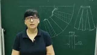 Мастер-класс «Моделирование юбки со встречными складками»