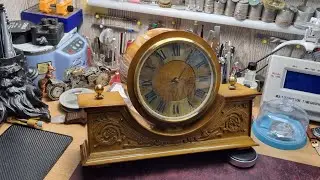 Часы весна настольные каминные механические.