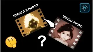 How to convert negative photo into Digital Photo In Photoshop