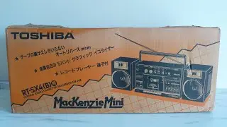 TOSHIBA RT-SX4 Mackenzie Mini Stereo Boombox