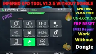 SPD Infereno Tool V1.2.5 Free Without Dongle||Infereno SPD Tool Crack Free 2020||SPD FRP Reset Tool