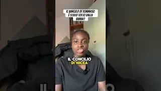 🤔Il Vangelo di Tommaso è stato tolto dalla Bibbia?🤔 #shortsfeed #religione  #cristianesimo #bibbia