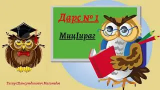 Урок  № 1 даргинского языка на Цудахарском диалекте для детей. Жан