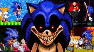 Sonic.EXE The Official Remake-  ALL SECRETS
