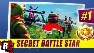 Secret Battle Star Location WEEK 1 SEASON 5 | Fortnite (Road Trip Challenge / Loading Screen Week 1)