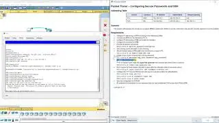PKT 11.2.4.5 - Configuring Secure Passwords and SSH