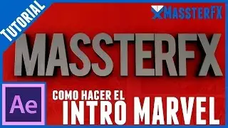 Marvel Intro After Effects Tutorial